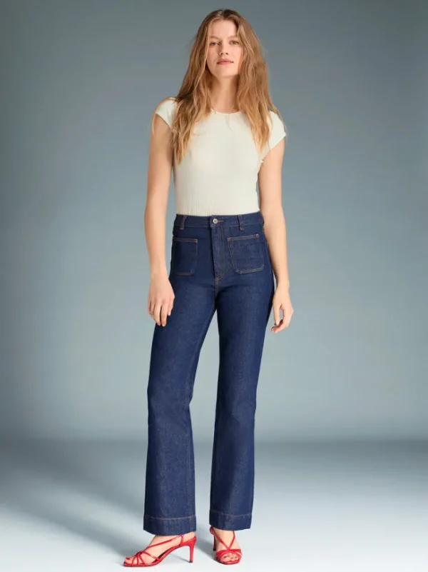 Best Jean BELLEVILLE Denim | Jeans Évasés