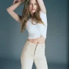 Clearance Jean BELLEVILLE Denim | Jeans Évasés