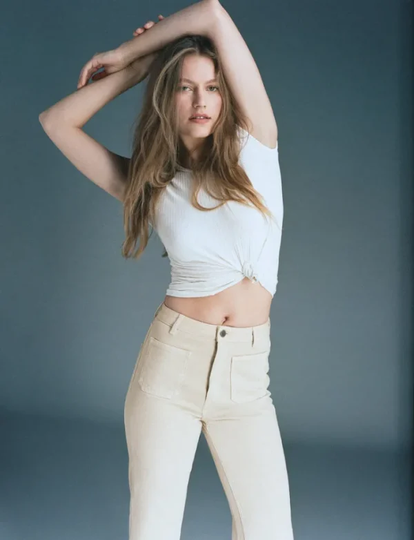 Clearance Jean BELLEVILLE Denim | Jeans Évasés